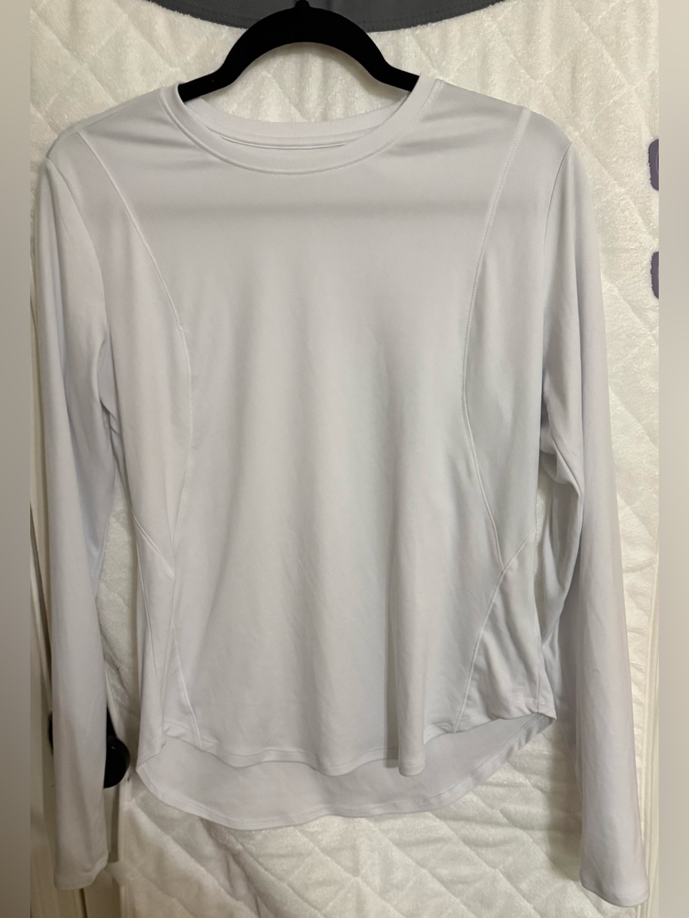 BCG White Long-Sleeve Performance Tee
